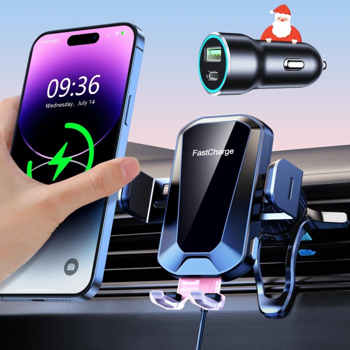 Rechargez votre smartphone dans votre voiture avec ce chargeur à induction  disponible à moins de 11 euros - Le Parisien